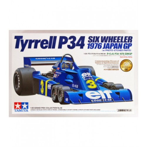 1/20 Tamiya Tyrrell P34 1976 Japan GP with Photo-etched parts 20058